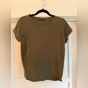 Journal Standard JS Works Olive Cotton t shirt 100 cotton luxury med